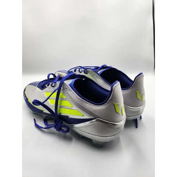 Adidas 11.5 Men’s F50 Pro FG Messi Soccer Silver/Blue JR8023 main image 5